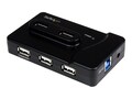 StarTech.com 6-Port USB 3.0 2.0 Combo Hub (2 USB 3.0, 4 USB 2.0) with 2A Charging Port, ST7320USBC, 14455567, USB & Firewire Hubs