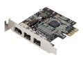 Syba 3-port Firewire PCIe x1 Card with Texas Instruments Chipset, SD-PEX30009, 18369421, Controller Cards & I/O Boards Syba 3-port Firewire PCIe x1 Card with Texas Instruments Chipset, SD-PEX30009, 18369421, Controller Cards & I/O Boards