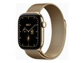 Apple Watch Series 12, 42mm, GPS + Cellular, Radiant Gold Titanium Case with Radiant Gold Milanese Loop, MJGL4LS/A, 42195780, Wearable Technology - Apple Watch Series 6-7