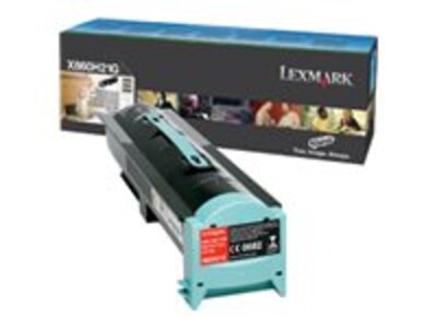 Lexmark Black High Yield Toner Cartridge for X860, X862 & X864 Series, X860H21G, 10532342, Toner and Imaging Components - OEM