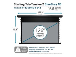 Elite Screens STT126UHD4-E12                 Main Image from Front