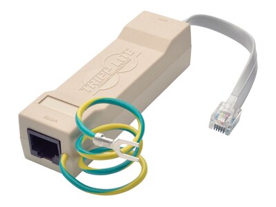 Tripp Lite RJ11 RJ45 Modem Fax Telephone Surge Suppressor, DTEL2, 112839, Surge Suppressors