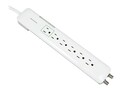 Monoprice SLIM POWER SURGE PROTECTOR - 6, 9199                          , 41928885, Surge Suppressors