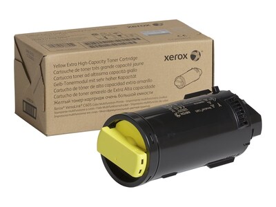 Xerox Yellow Extra High Capacity Toner Cartridge for VersaLink C605 Series, 106R03930, 34492605, Toner and Imaging Components - OEM