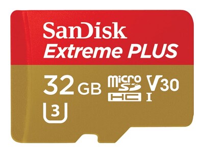 SanDisk 32GB Extreme Plus microSDHC Flash Memory Card, SDSQXWG-032G-ANCMA, 32476011, Memory - Flash SanDisk 32GB Extreme Plus microSDHC Flash Memory Card, SDSQXWG-032G-ANCMA, 32476011, Memory - Flash
