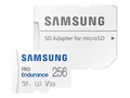 Samsung 256GB PRO Endurance UHS-I MicroSDXC Card with SD Adapter, Class 10 , MB-MJ256KA/AM, 41520041, Memory - Flash