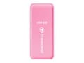 Transcend USB 3.0 SDHC SDXC microSDHC SDXC Memory Card Reader, Pink, TS-RDF5R, 21326915, PC Card/Flash Memory Readers