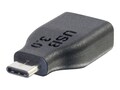 C2G USB 3.0 Type C to USB Type A M F Adapter, Black, 28868, 25616653, Adapters & Port Converters
