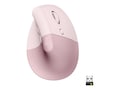 Logitech Lift Vertical Wireless Ergonomic Mouse with 4 Customizable Buttons, Rose, 910-006472, 41426977, Mice & Cursor Control Devices Logitech Lift Vertical Wireless Ergonomic Mouse with 4 Customizable Buttons, Rose, 910-006472, 41426977, Mice & Cursor Control Devices