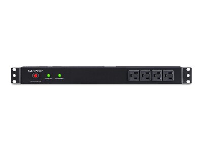 CyberPower Rackbar Surge Protector 120V 15A 1U RM 3600 Joules 5-15P Input 15-foot Cord (16) 5-15R Outlets, RKBS15S4F12R, 12425532, Surge Suppressors CyberPower Rackbar Surge Protector 120V 15A 1U RM 3600 Joules 5-15P Input 15-foot Cord (16) 5-15R Outlets, RKBS15S4F12R, 12425532, Surge Suppressors