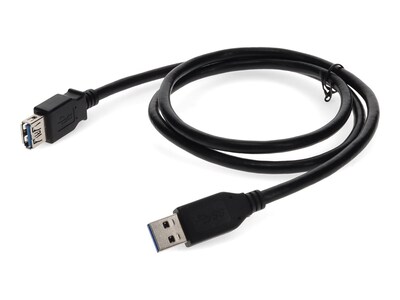 AddOn USB 3.0 Type A M F Extension Cable, Black, 1m, USB3EXTAA1M, 36207353, Cables AddOn USB 3.0 Type A M F Extension Cable, Black, 1m, USB3EXTAA1M, 36207353, Cables