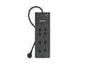 Belkin 8-Outlet 2500J Right Angle Plug Surge Protector w 8ft Cord - Gray , BE108000-08-CM, 10461003, Surge Suppressors Belkin 8-Outlet 2500J Right Angle Plug Surge Protector w 8ft Cord - Gray , BE108000-08-CM, 10461003, Surge Suppressors