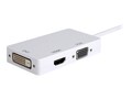 Axiom 3-in-1 DisplayPort to HDMI, VGA and DVI Video Adapter, 3N1DP2HVD-AX, 34978293, Adapters & Port Converters