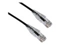Axiom CAT6A 650mhz BENDnFLEX Ultra-Thin Snagless Patch Cable, Black, 12ft, C6ABFSB-K12-AX, 34691778, Cables