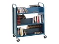 Bretford Manufacturing Book Truck with 6 Slanted Shelves, Topaz, V336-TZ, 8649411, Furniture - Miscellaneous Bretford Manufacturing Book Truck with 6 Slanted Shelves, Topaz, V336-TZ, 8649411, Furniture - Miscellaneous