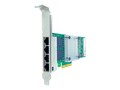 Axiom HP Compatible 10 100 1000Mbs Quad Port RJ45 PCIe x4 NIC Card , W8X25AA-AX, 41540354, Network Adapters & NICs