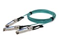AddOn Mellanox Compatible 200G-AOC QSFP56 to 2xQSFP56 Infiniband HDR LSZH Active Optical Cable, 10m, MFS1S50-H010V-AO, 41817868, Cables