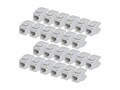 StarTech.com CAT6 UTP RJ-45 180-Degree 110 Punch Down Ethernet Keystone Jack, White, 24-Pack, C6KEY110180WH24PK, 42147422, Premise Wiring Equipment