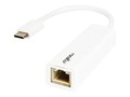 Rocstor USB 3.1 Type C to Gigabit Adapter, White, Y10A173-W1, 34482466, Adapters & Port Converters