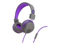 JLab JBUDDIES Studio On-Ear Kids Headphones - Gray Purple, HJKSTUDIORGRYPRPL6, 41739233, Headphones