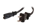 C2G Polarized 2-Slot Power Cord, 6ft, 27399, 5153823, Power Cords C2G Polarized 2-Slot Power Cord, 6ft, 27399, 5153823, Power Cords