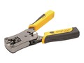 Tripp Lite RJ11 RJ12 RJ45 Wire Crimper w Built-in Cable Tester, T100-001-TST, 36114051, Network Test Equipment