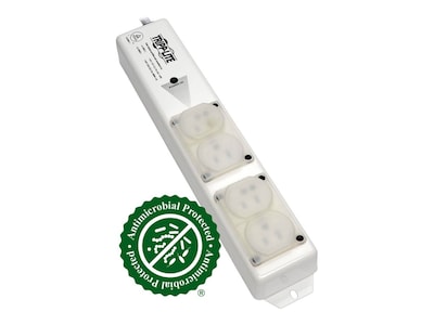Tripp Lite Medical-Grade Power Strip (4) Outlets with Safety Covers, PS-415-HGULTRA, 7226070, Power Strips Tripp Lite Medical-Grade Power Strip (4) Outlets with Safety Covers, PS-415-HGULTRA, 7226070, Power Strips