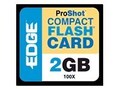 Edge 2GB ProShot 100X CompactFlash Card, PE204389, 6326255, Memory - Flash