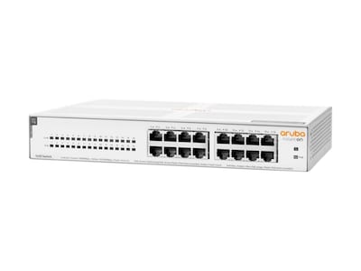 HPE Networking Instant On 1430 16-port Gigabit CL4 PoE 124W Switch, R8R48A#ABA, 41494386, Network Switches