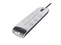 Belkin 12-Outlet 4000J Right Angle Plug Surge Protector w  8ft Cord  - Tel + Coax Prot - White, BV112230-08, 11819361, Surge Suppressors