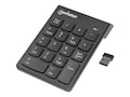 Manhattan Full Size 18-Key Numeric Wireless Keypad w  USB Micro Receiver, Black, 178846, 34296698, Keyboards & Keypads