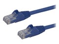 StarTech.com CAT6 Snagless Gigabit Wire 100W PoE 650 MHz Ethernet Patch Cable, Blue, 6ft, N6PATCH6BL, 33965968, Cables