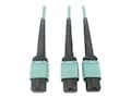 Tripp Lite 24-Fiber MTP x2 to 12-Fiber MTP (F F) 400G Multimode 50 125 OM4 Plenum Fiber Optic Cable, 3m , N846D-03M-24BAQ, 41179074, Cables Tripp Lite 24-Fiber MTP x2 to 12-Fiber MTP (F F) 400G Multimode 50 125 OM4 Plenum Fiber Optic Cable, 3m , N846D-03M-24BAQ, 41179074, Cables