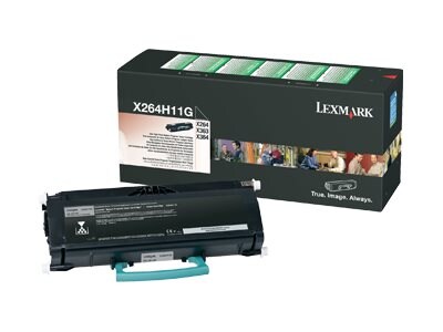 Lexmark Black High Yield Return Program Toner Cartridge for X264dn, X363dn & X364 Series MFPs, X264H11G, 9644646, Toner and Imaging Components - OEM