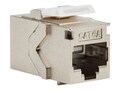 Tripp Lite CAT6A RJ-45 F F Shielded Snap-In Coupler, TAA, N235-001-SH6A-1, 41652611, Cable Accessories