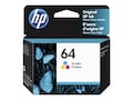 HP 64 (N9J89AN) Tri-Color Original Ink Cartridge, N9J89AN#140, 34362173, Ink Cartridges & Ink Refill Kits - OEM HP 64 (N9J89AN) Tri-Color Original Ink Cartridge, N9J89AN#140, 34362173, Ink Cartridges & Ink Refill Kits - OEM