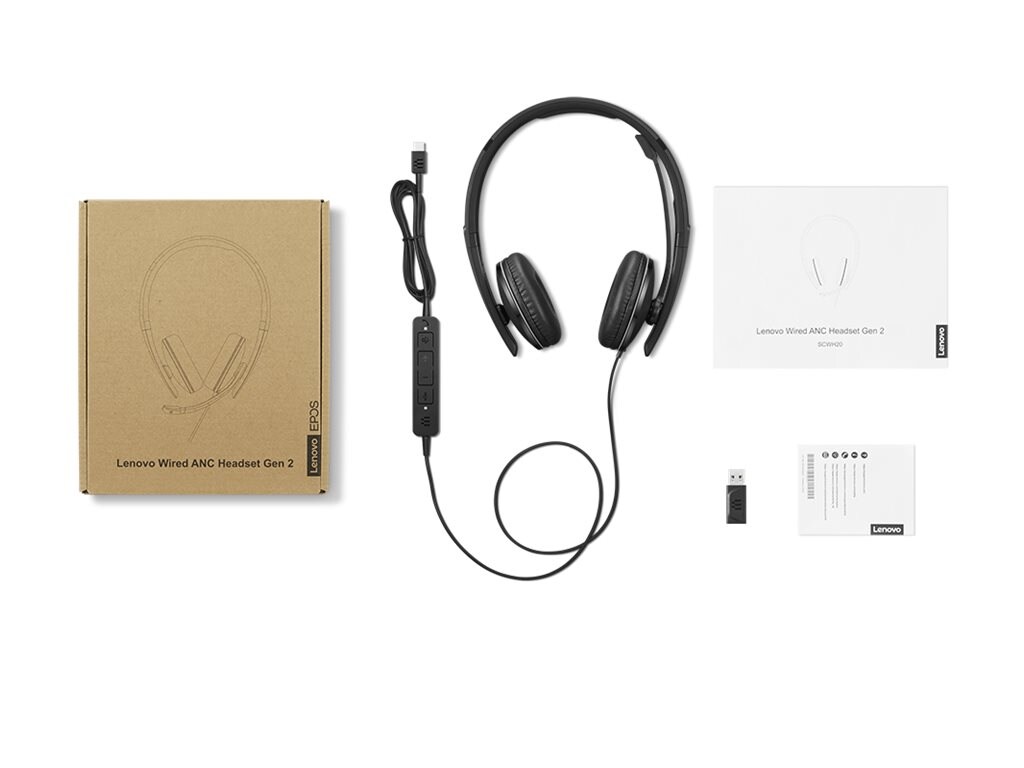 Lenovo Wired ANC Teams Headset Gen 2 (4XD1M45627)