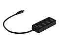 StarTech.com 4 Port USB C 4x USB 3.0 Type-A 5Gbps Hub with On Off Port Switches - USB Bus Powered, HB30C4AIB, 35961477, USB & Firewire Hubs