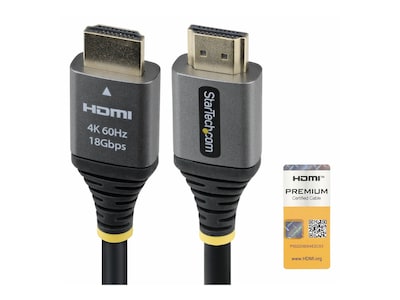 StarTech.com 4K 60Hz 18Gbps Premium Certified High Speed HDMI Cable, 15ft, HDMMV15F , 42126978, Cables StarTech.com 4K 60Hz 18Gbps Premium Certified High Speed HDMI Cable, 15ft, HDMMV15F , 42126978, Cables