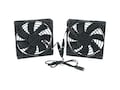 L-Com (2) 4 DC Fans , FAN2-DC, 37018950, Rack Cooling Systems