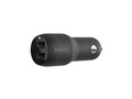 Belkin 24W Dual-Port USB-A Car Charger, Black, CCB001BTBK, 38407341, Batteries - Other