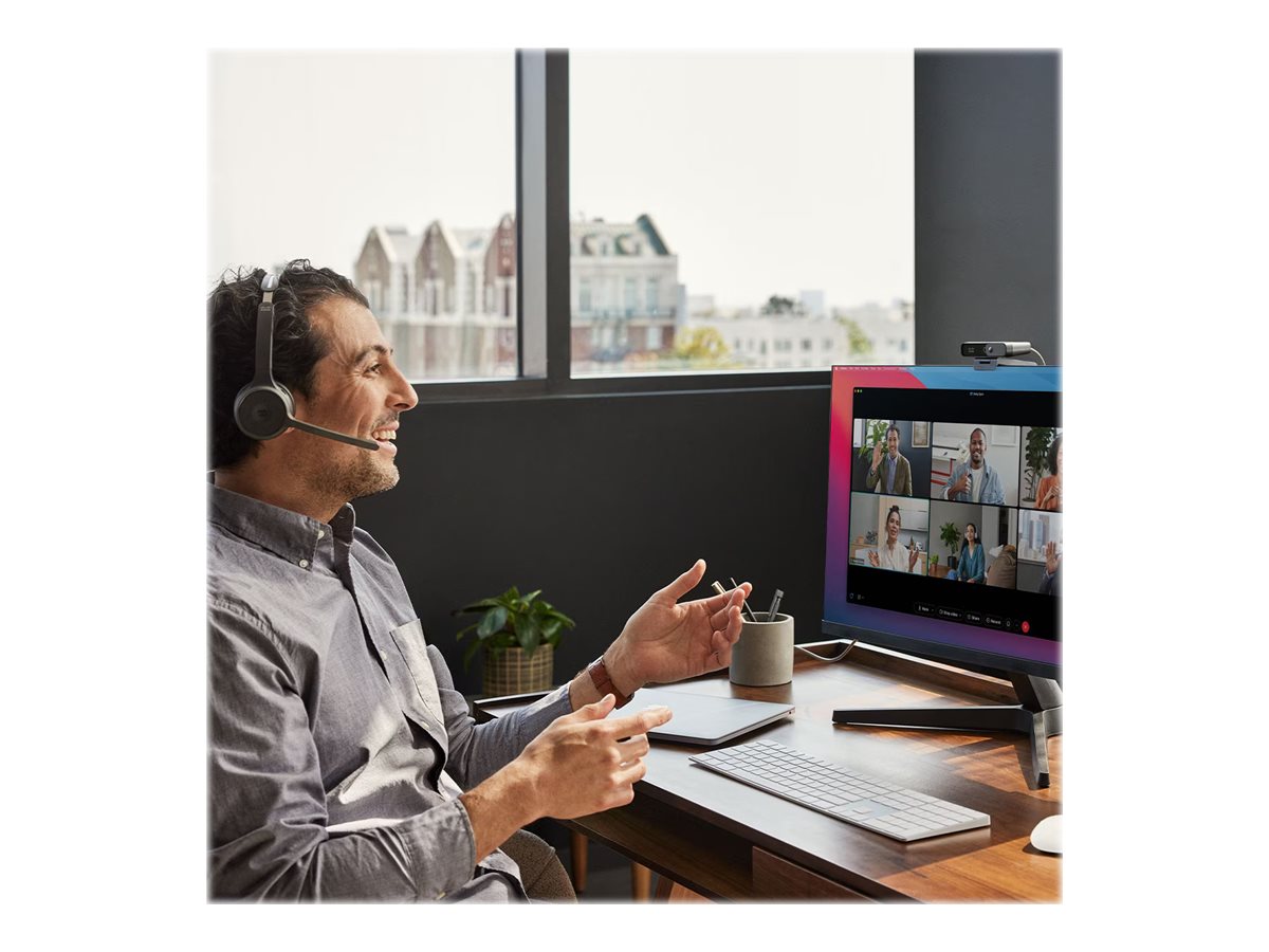 Cisco 722 Wireless Dual-Ear Headset Bundle - Carbon Black (Certified for  Microsoft Teams)