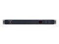 CyberPower Metered PDU 120V 15A 1U RM 5-15P Input 15ft Cord (10) 5-15R Outlets, RoHS, PDU15M2F8R, 11263851, Power Distribution Units