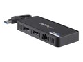 StarTech.com Dual Monitor USB 3.0 Type-A DisplayPort 4K 60Hz & GbE Mini Dock Docking Station, USBA2DPGB, 34708525, Docking Stations & Port Replicators