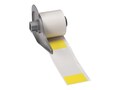 Brady 4 x 1.5 Clear Yellow Self-Laminating Vinyl Wrap Around Wire & Cable Labels for M6 & M7 Printers, M7-33-427-YL                  , 41831347, Paper, Labels & Other Print Media