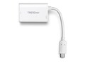 TRENDnet USB-C to VGA M F Adapter with Power Delivery, White, TUC-VGA2, 33581163, Adapters & Port Converters TRENDnet USB-C to VGA M F Adapter with Power Delivery, White, TUC-VGA2, 33581163, Adapters & Port Converters