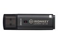 Kingston 256GB IronKey Locker+ 50 G2 USB Type A Encrypted Flash Drive, IKLP50G2/256GB, 42121669, Flash Drives