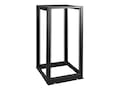 CyberPower Carbon 4-Post Open Frame Rack, 25U x 19, 1323lb Capacity, CR25U40001, 33220931, Racks & Cabinets