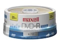 Maxell 25PK DVD-R 4.7GB Maxell Brand, 638010, 41048784, CD Media