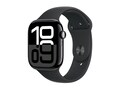 Apple Watch Series 10 GPS + Cellular 46mm Jet Black Aluminum Case with Black Sport Band - M L, MWY43LW/A                     , 41838584, Wearable Technology - Apple Watch Series 6-7